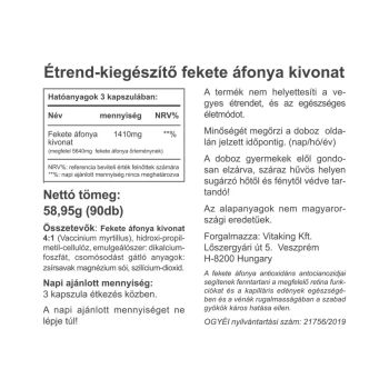 Fekete-Áfonya 470mg - 90 - kapszula - Vitaking