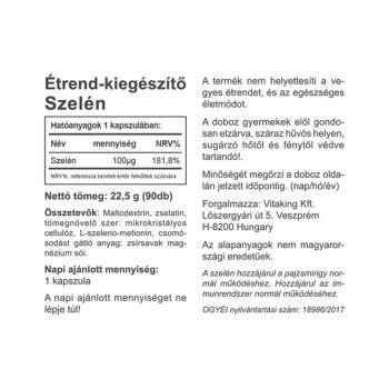 Szelén 100mcg - 90 kapszula - Vitaking