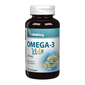 Omega-3 Kids 500mg - 100 gélkapszula - Vitaking 