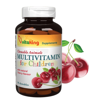 Meggyes Gyerek Multivitamin - 90 tabletta - Vitaking