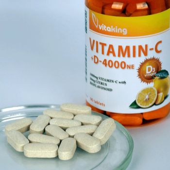 C-1000mg + D-4000NE - 90 tabletta - Vitaking