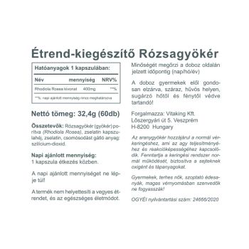 Aranygyökér kivonat 400mg - 60 kapszula - Vitaking