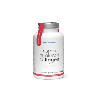 MSM+C Hyaluron Collagen - 120 kapszula - Nutriversum