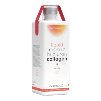 MSM+C Hialuron Kolagen w płynie - 500 ml - mango - Nutriversum