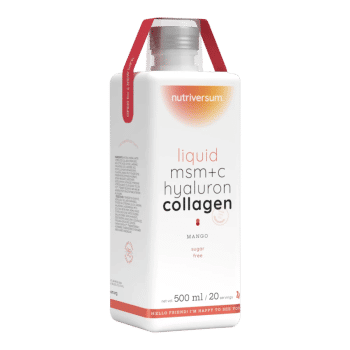 MSM+C Hyaluron Collagen Liquid - 500 ml - mangó - Nutriversum