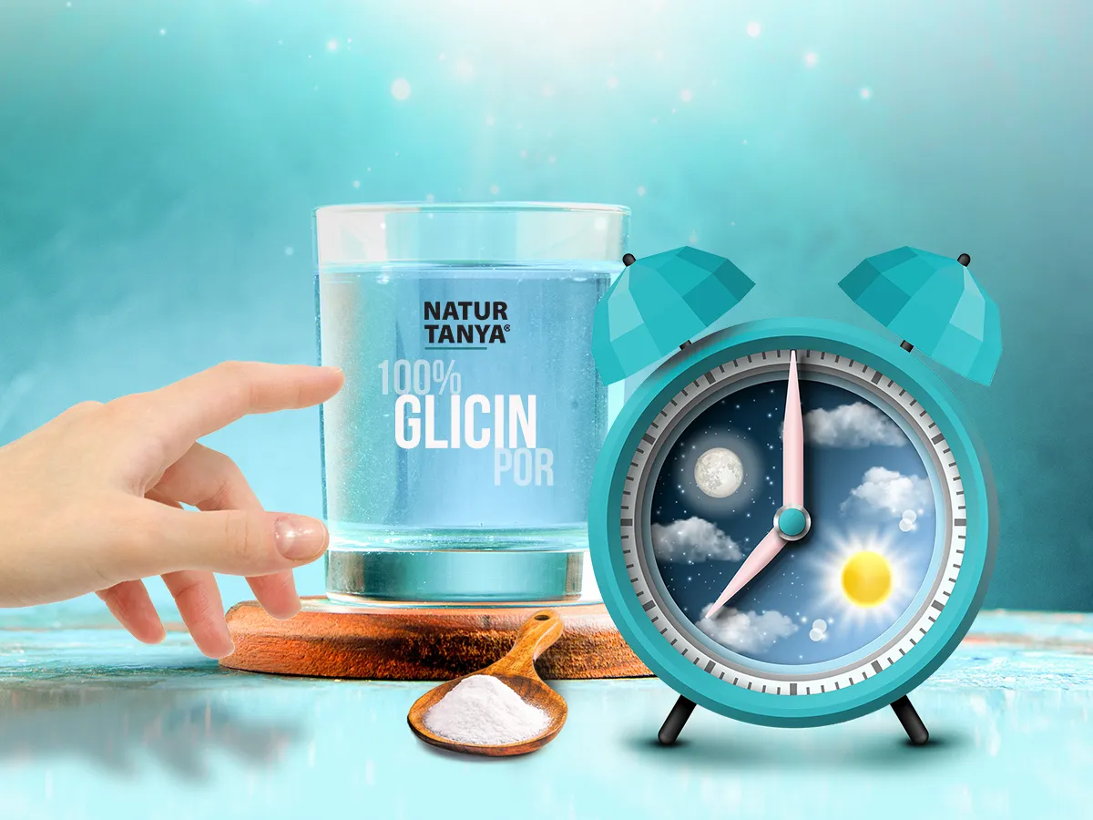 100% GLICIN AMINOSAV - adalékanyagmentes por forma a pihentető alvás kiegészítésére - 500 g - Natur Tanya