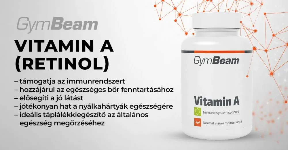 A-vitamin (Retinol) - 60 kapszula - GymBeam