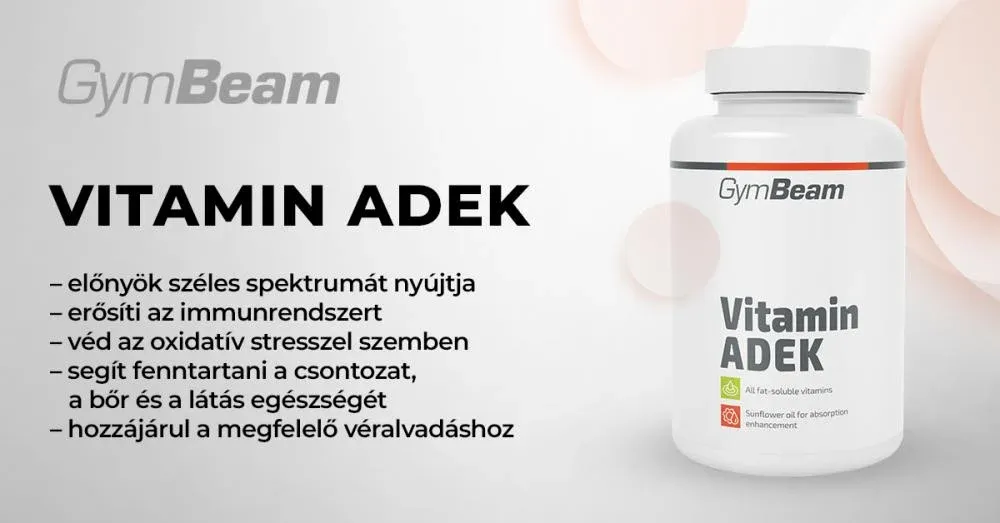 ADEK-vitamin - 90 kapszula - GymBeam