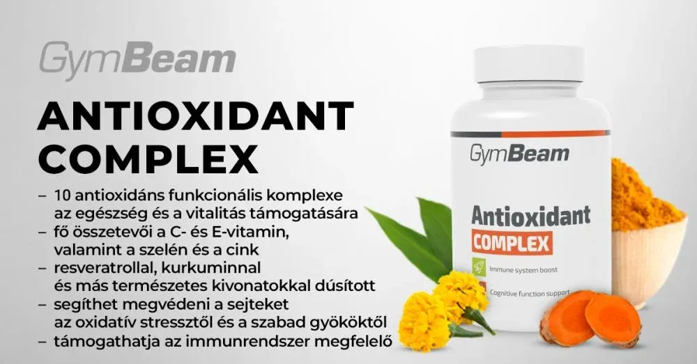 Antioxidáns komplex - 60 kapszula -  GymBeam