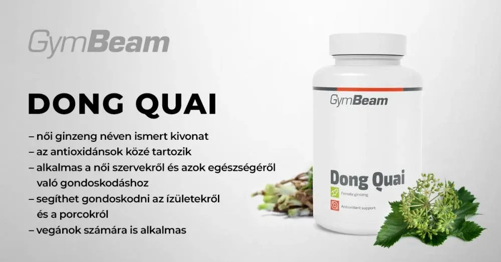 Dong Quai (Angelica Sinensis) - 90 kapszula - GymBeam