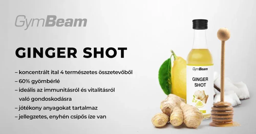 Ginger Shot - 9 x 50 ml - GymBeam