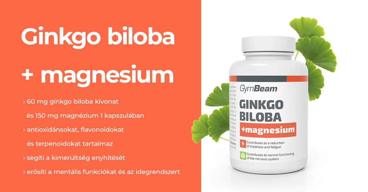 Ginkgo Biloba + Magnézium - 90 kapszula - GymBeam