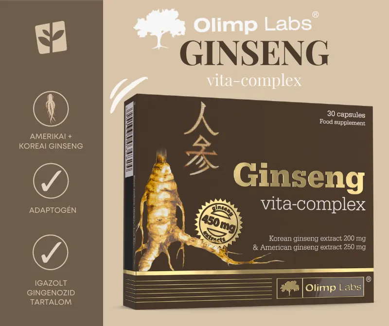 Ginseng Vita-Komplex - 30 kapszula - Olimp Labs