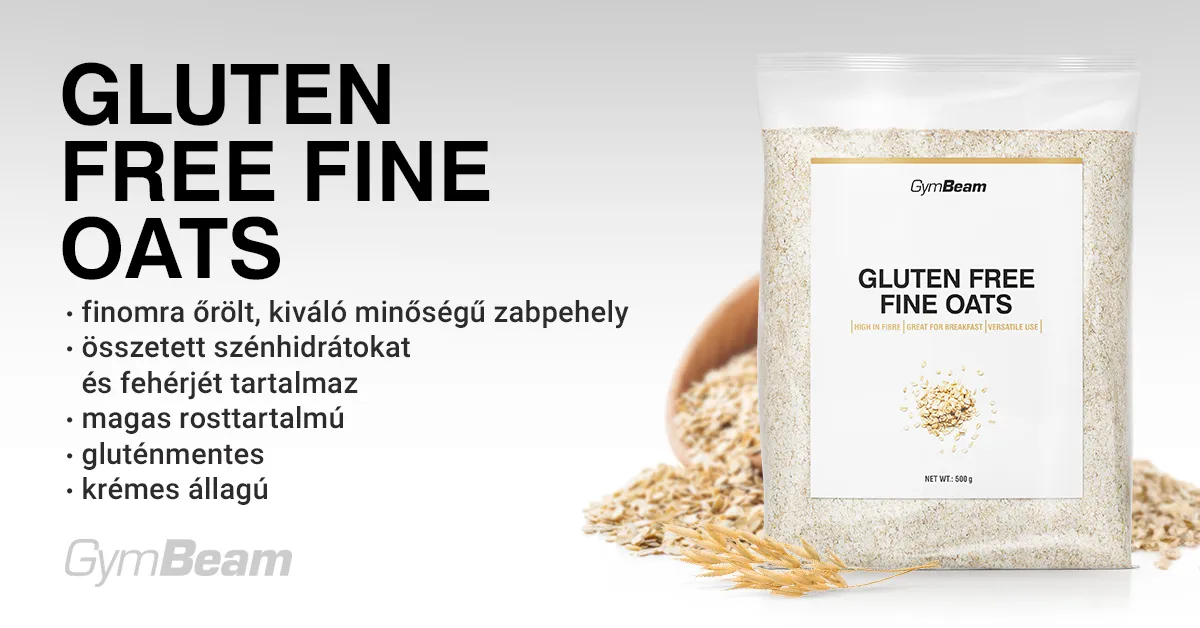 Gluténmentes finomszemű zabpehely - 500 g - GymBeam