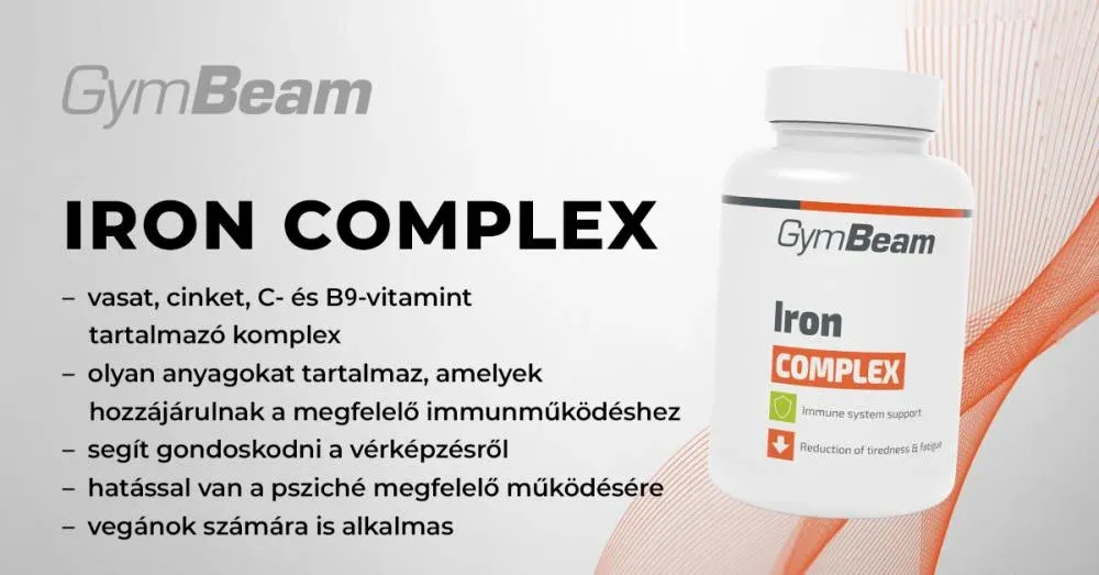 Iron Complex - 120 kapszula - GymBeam