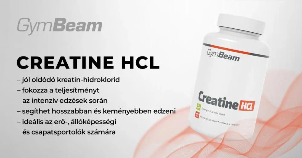 Kreatin HCl - 120 kapszula - GymBeam