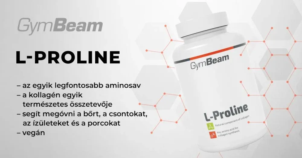 L-prolin - 90 kapszula - GymBeam