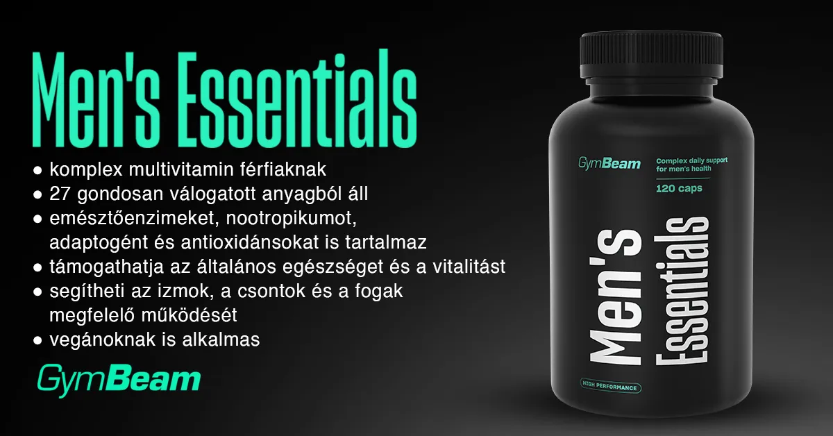 Mens Essentials Multivitamin - 120 tabletta - GymBeam