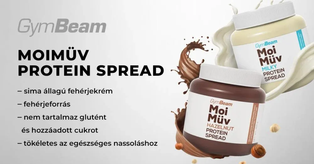 MoiMüv fehérjés krém 400 g - mogyoró - GymBeam