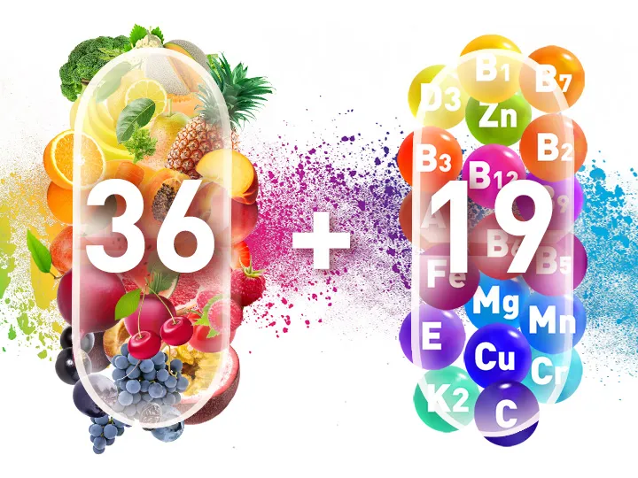 MULTI 55 - Fermentált multivitamin 55 féle koncentrált hatóanyag - 30 tabletta - Natur Tanya