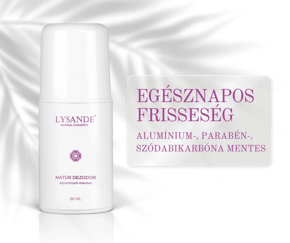 Natúr dezodor alumínium mentes - 60 ml - LYSANDE