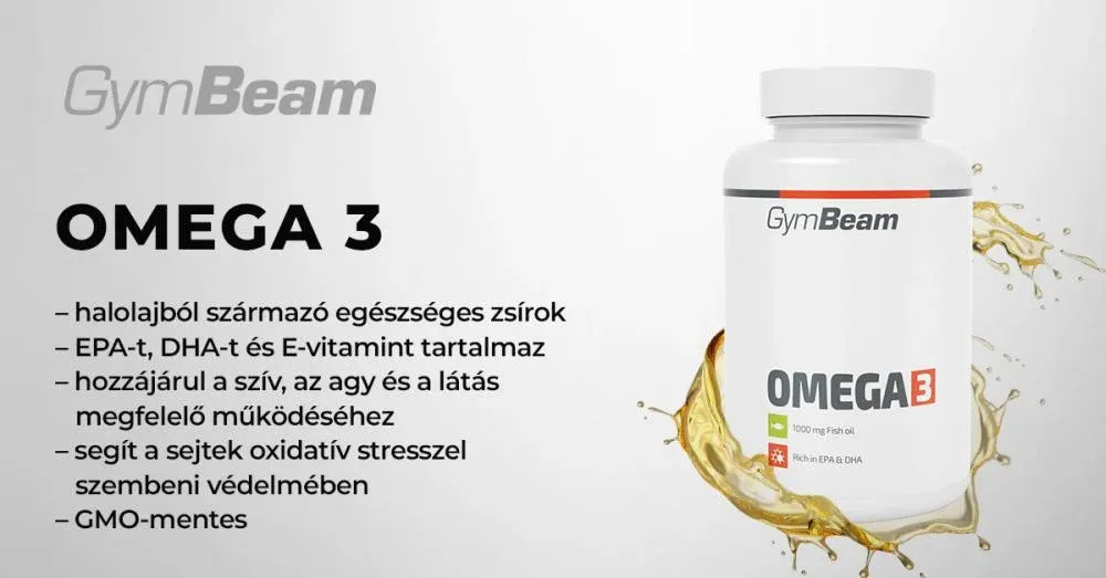 Omega-3 - 120 kapszula - GymBeam