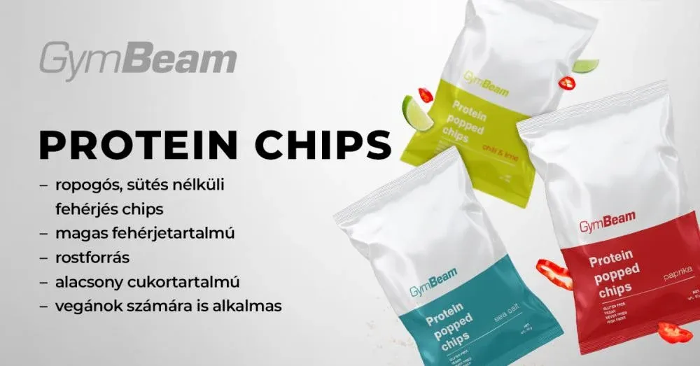 Protein Chips - chilli and lime - 40 g - GymBeam