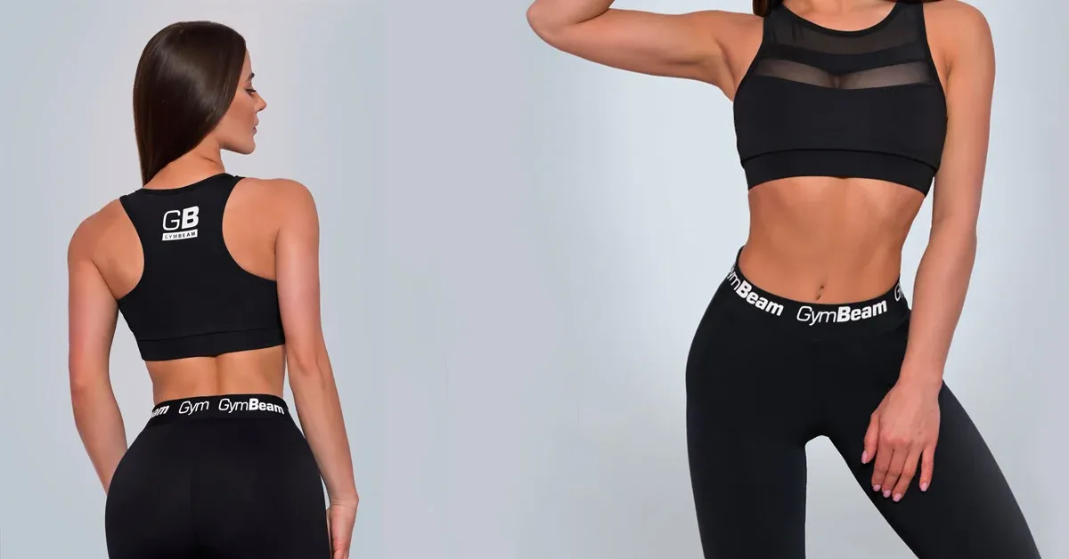 Simple Black női leggings (S) - GymBeam