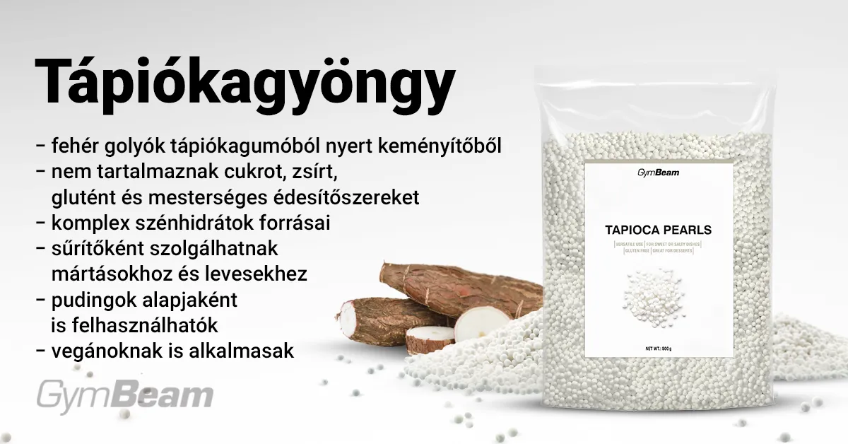 Tápiókagyöngy - 500 g - GymBeam