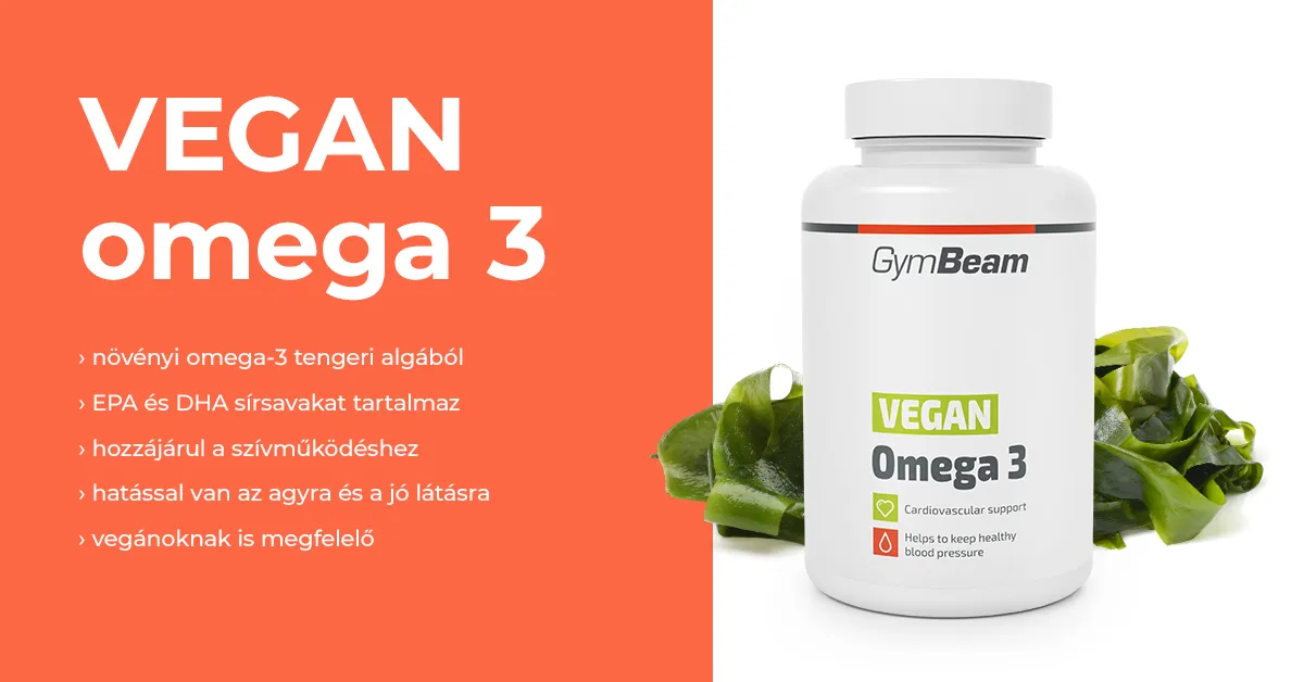 Vegán Omega-3 - 90 kapszula - GymBeam