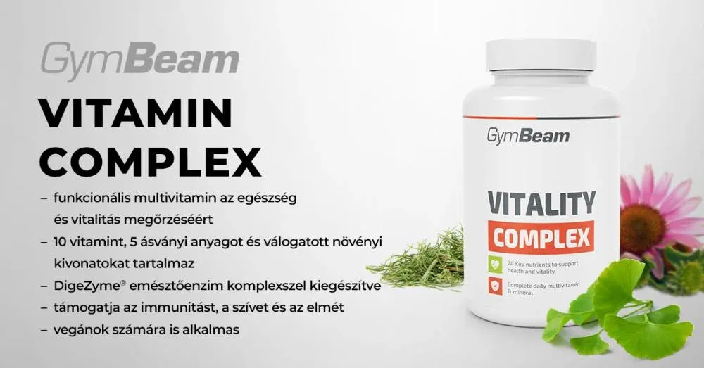 Vitality Complex multivitamin - 120 tabletta - GymBeam