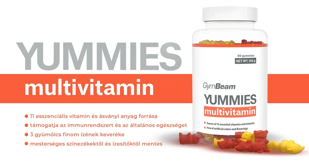 Yummies Multivitamin - 60 gumicukor - GymBeam