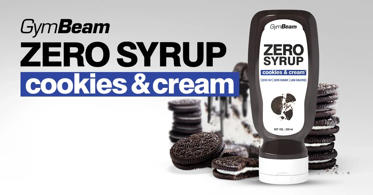 ZERO Cookies & Cream szirup - 320 ml - GymBeam